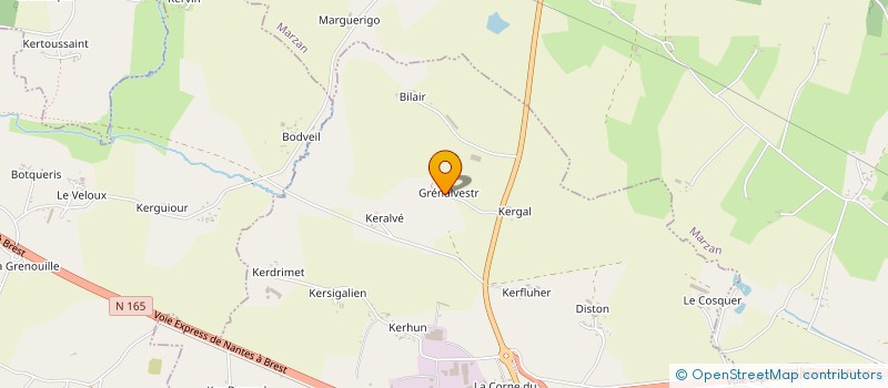 localisation de l'entreprise MADAME CATHERINE LE GALUDEC  ARZAL