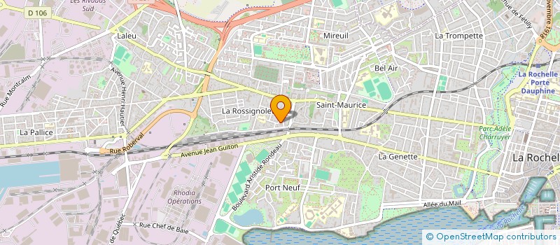 localisation de l'entreprise MADAME CATHERINE LE GARS  LA ROCHELLE