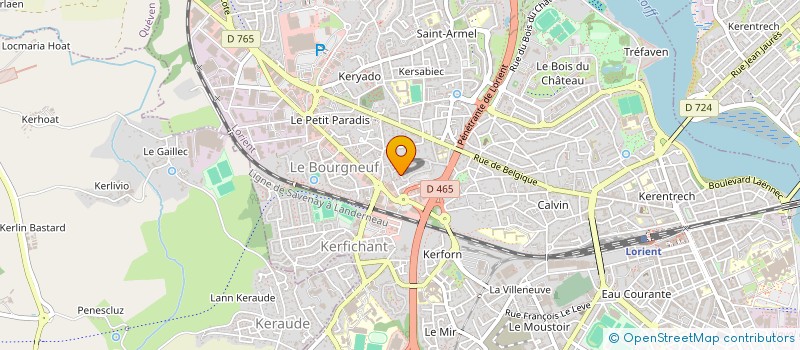 localisation de l'entreprise MADAME CATHERINE LE GOURRIEREC  LORIENT