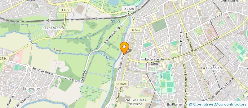 localisation de l'entreprise MADAME CATHERINE LE GUEN  FLEURY-SUR-ORNE