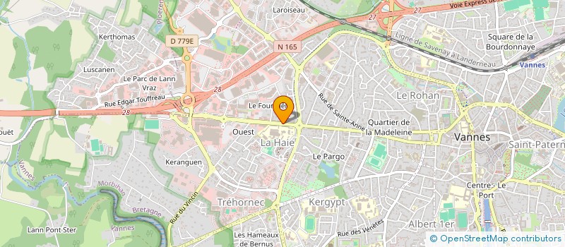 localisation de l'entreprise MADAME CATHERINE LE LAY à VANNES