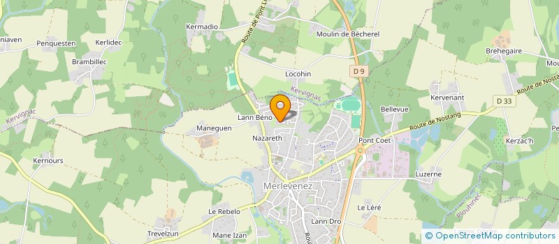 localisation de l'entreprise MADAME CATHERINE LE MAYEC  MERLEVENEZ