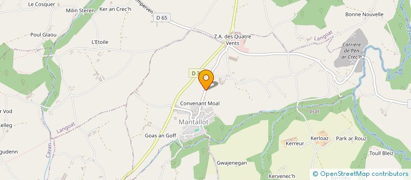 localisation de l'entreprise MADAME CATHERINE LE MEUR  TROGUERY