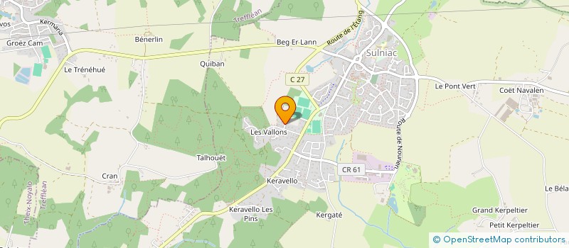 localisation de l'entreprise MADAME CATHERINE LE NAOUR  SULNIAC