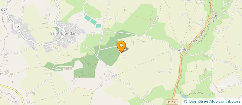 localisation de l'entreprise MADAME CATHERINE LE PIVAINGT  SAINT-BRANDAN