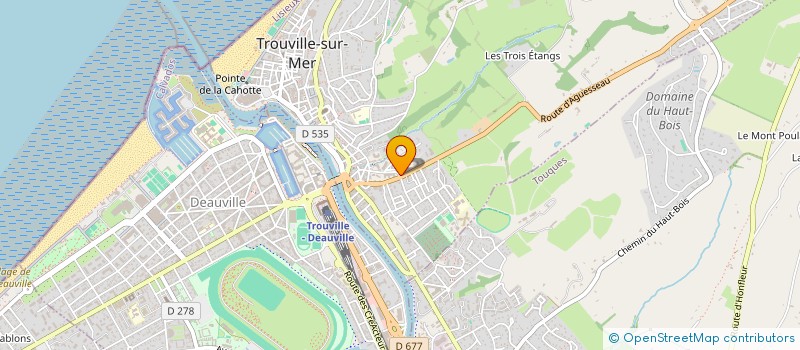 localisation de l'entreprise MADAME CATHERINE LE RHUN  TROUVILLE-SUR-MER