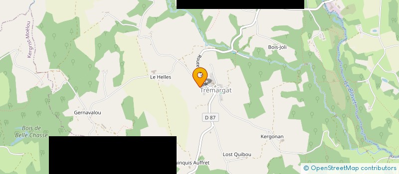 localisation de l'entreprise MADAME CATHERINE LE SAUX  TREMARGAT