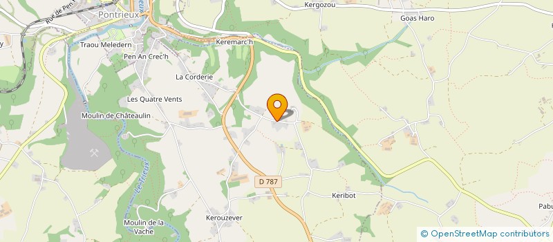 localisation de l'entreprise MADAME CATHERINE LE TACON  SAINT-CLET