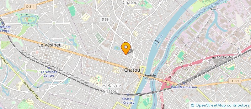 localisation de l'entreprise MADAME CATHERINE LE TIEC à CHATOU