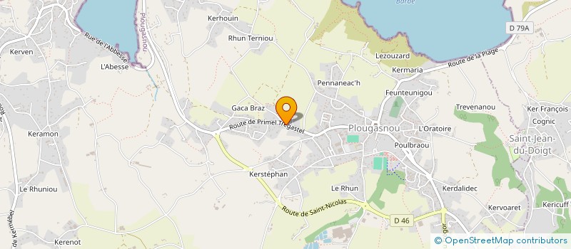 localisation de l'entreprise MADAME CATHERINE LE VAILLANT  PLOUGASNOU