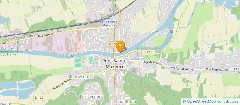 localisation de l'entreprise MADAME CATHERINE LEBERRE  PONT-SAINTE-MAXENCE