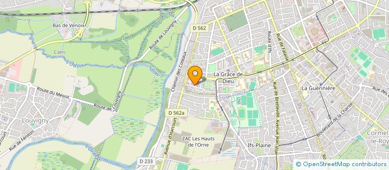 localisation de l'entreprise MADAME CATHERINE LEBLANC à CAEN