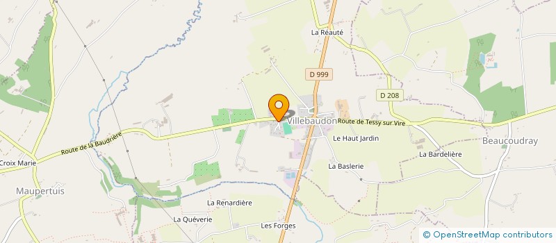 localisation de l'entreprise MADAME CATHERINE LEBLOND  VILLEBAUDON