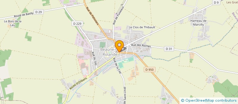 localisation de l'entreprise MADAME CATHERINE LEBLOND à BEAUNE-LA-ROLANDE