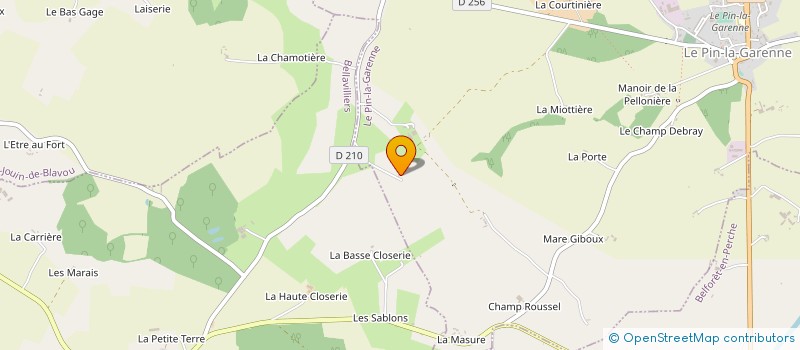 localisation de l'entreprise MADAME CATHERINE LEBOURG à LE PIN-LA-GARENNE