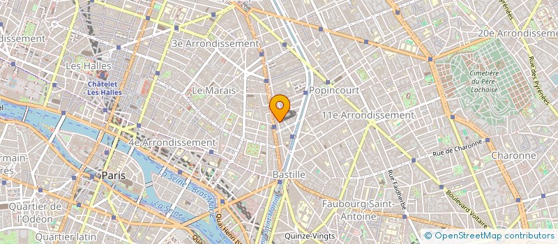 localisation de l'entreprise MADAME CATHERINE LEBOURGEOIS  PARIS