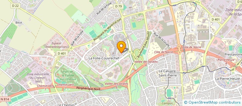 localisation de l'entreprise MADAME CATHERINE LEBRUN à CAEN