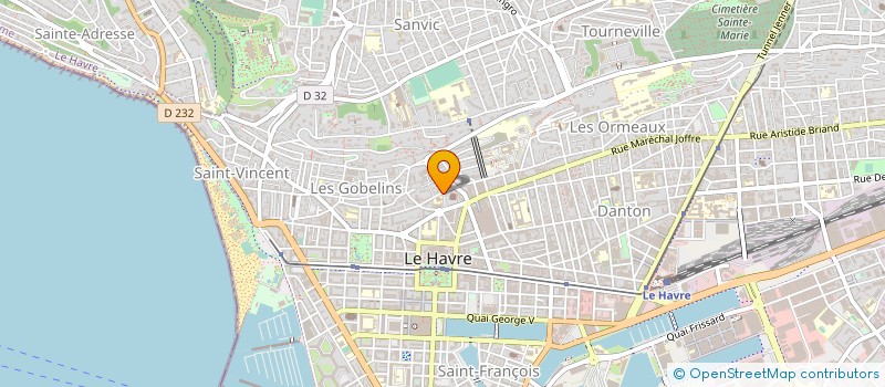 localisation de l'entreprise MADAME CATHERINE LEBRUN à LE HAVRE