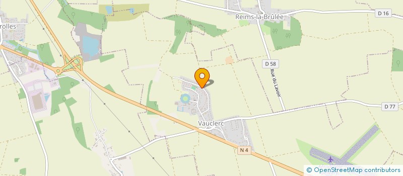 localisation de l'entreprise MADAME CATHERINE LEBRUN  VAUCLERC