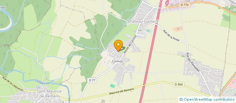 localisation de l'entreprise MADAME CATHERINE LEBRUN à CHATEAU-GAILLARD