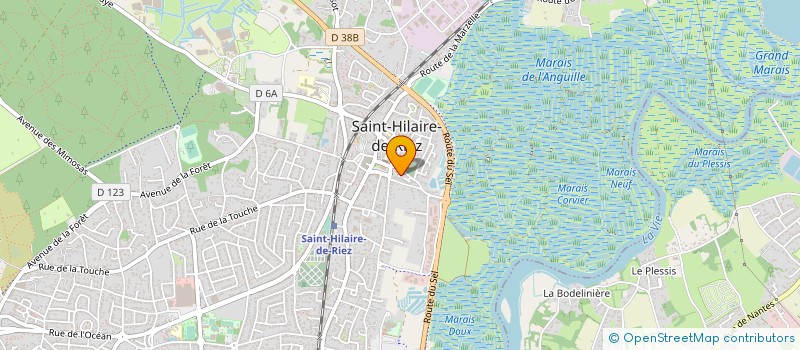 localisation de l'entreprise MADAME CATHERINE LECAPELAIN à SAINT-HILAIRE-DE-RIEZ