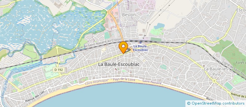 localisation de l'entreprise MADAME CATHERINE LECHAT à LA BAULE-ESCOUBLAC