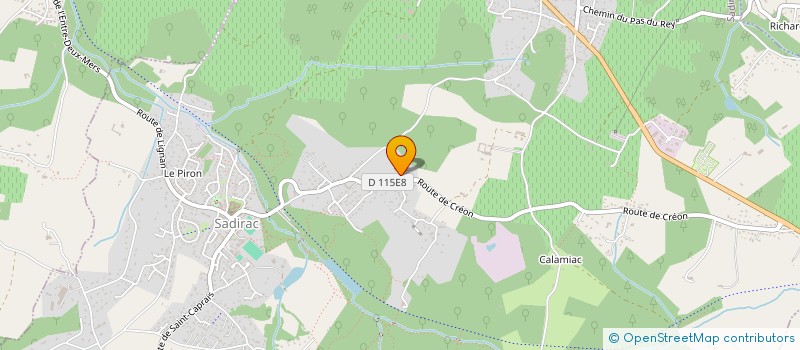 localisation de l'entreprise MADAME CATHERINE LECLER  SADIRAC