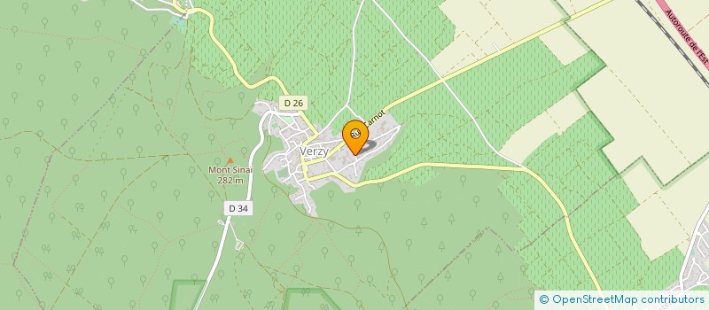 localisation de l'entreprise MADAME CATHERINE LECLERE  VERZY