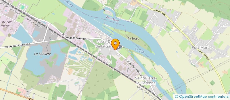 localisation de l'entreprise MADAME CATHERINE LECLERQ  SAINT-PIERRE-LA-GARENNE