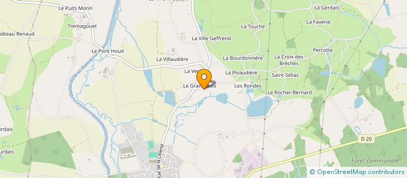 localisation de l'entreprise MADAME CATHERINE LECOINTE  QUEBRIAC