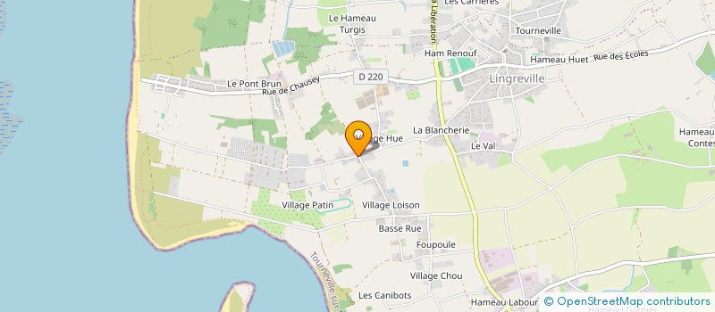 localisation de l'entreprise MADAME CATHERINE LECONTE à TOURNEVILLE-SUR-MER