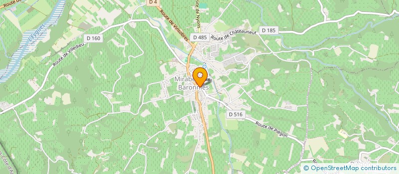 localisation de l'entreprise MADAME CATHERINE LECORDIER  MIRABEL-AUX-BARONNIES