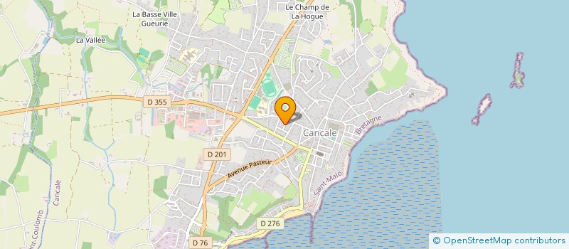 localisation de l'entreprise MADAME CATHERINE LECOSSOIS  CANCALE