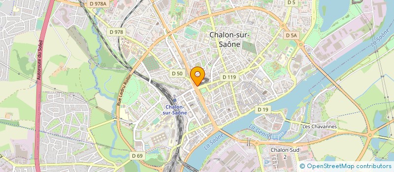localisation de l'entreprise MADAME CATHERINE LECUREAUX  CHALON-SUR-SAONE