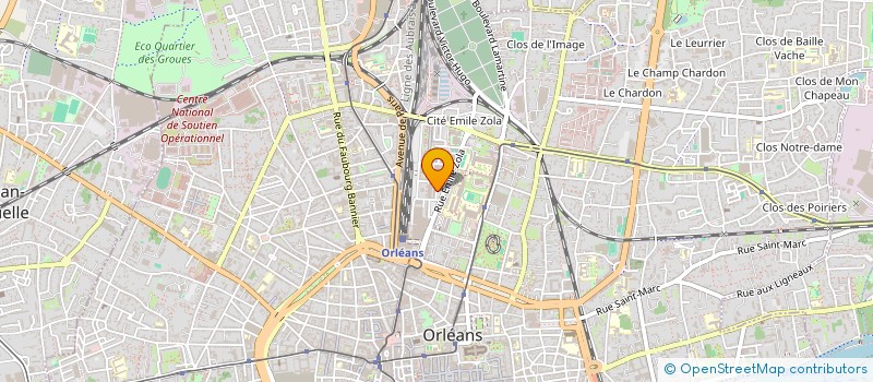 localisation de l'entreprise MADAME CATHERINE LEDAY à ORLEANS