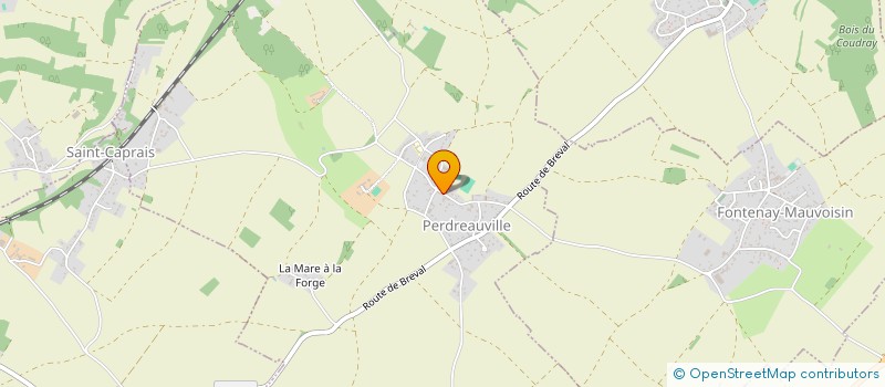 localisation de l'entreprise MADAME CATHERINE LEDEUX  PERDREAUVILLE