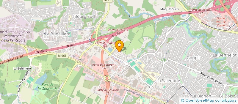 localisation de l'entreprise MADAME CATHERINE LEFAIVRE à ORVAULT