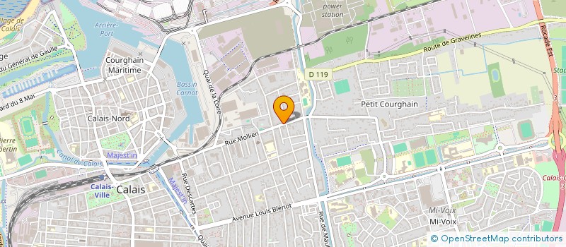 localisation de l'entreprise MADAME CATHERINE LEFEBVRE  CALAIS