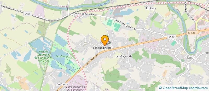 localisation de l'entreprise MADAME CATHERINE LEFEBVRE à SAIX