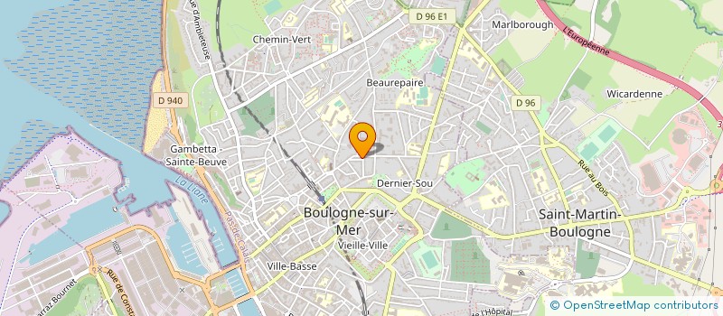 localisation de l'entreprise MADAME CATHERINE LEFEVRE à BOULOGNE-SUR-MER