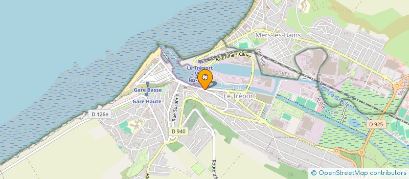 localisation de l'entreprise MADAME CATHERINE LEFEVRE  LE TREPORT