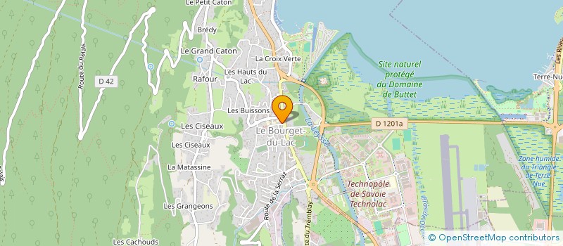 localisation de l'entreprise MADAME CATHERINE LEFRANC à LE BOURGET-DU-LAC