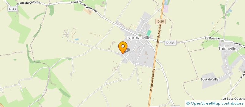 localisation de l'entreprise MADAME CATHERINE LEFRANCOIS  NORMANVILLE