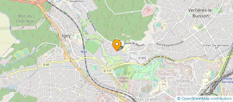 localisation de l'entreprise MADAME CATHERINE LEGAL  VERRIERES-LE-BUISSON