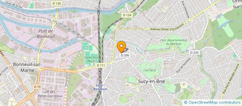 localisation de l'entreprise MADAME CATHERINE LEGEAY à SUCY EN BRIE