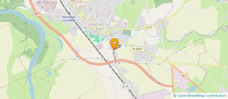 localisation de l'entreprise MADAME CATHERINE LEGENDRE  SAINT-LOUP