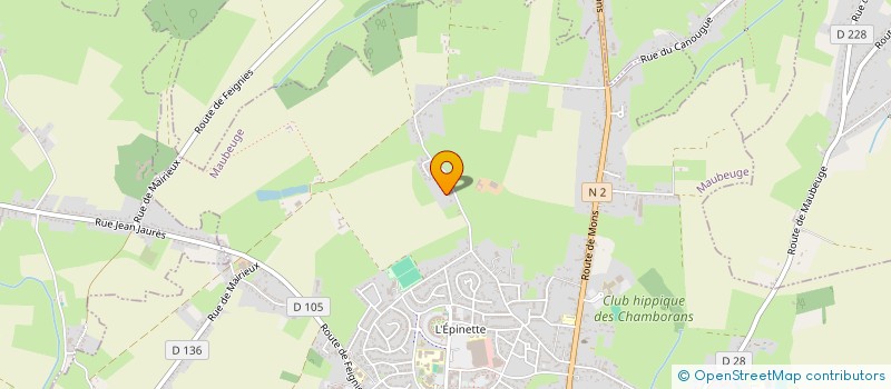 localisation de l'entreprise MADAME CATHERINE LEGER  MAUBEUGE