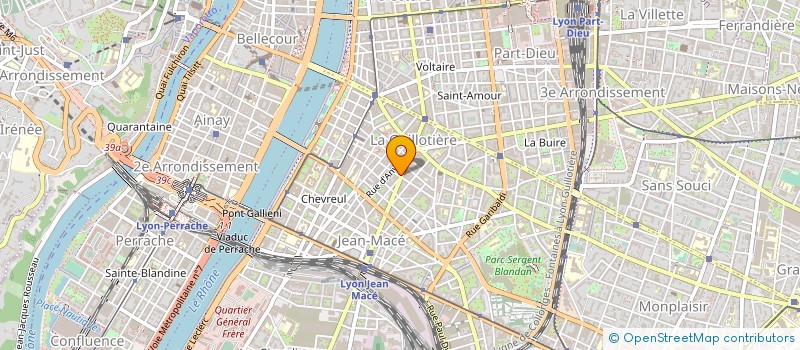 localisation de l'entreprise MADAME CATHERINE LEGER  LYON