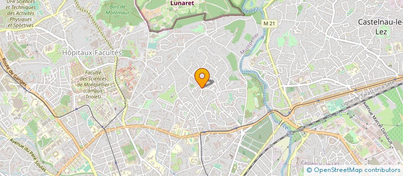 localisation de l'entreprise MADAME CATHERINE LEGLISE  MONTPELLIER