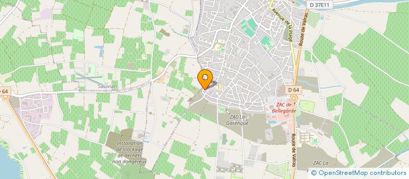 localisation de l'entreprise MADAME CATHERINE LEGRAND  SERIGNAN